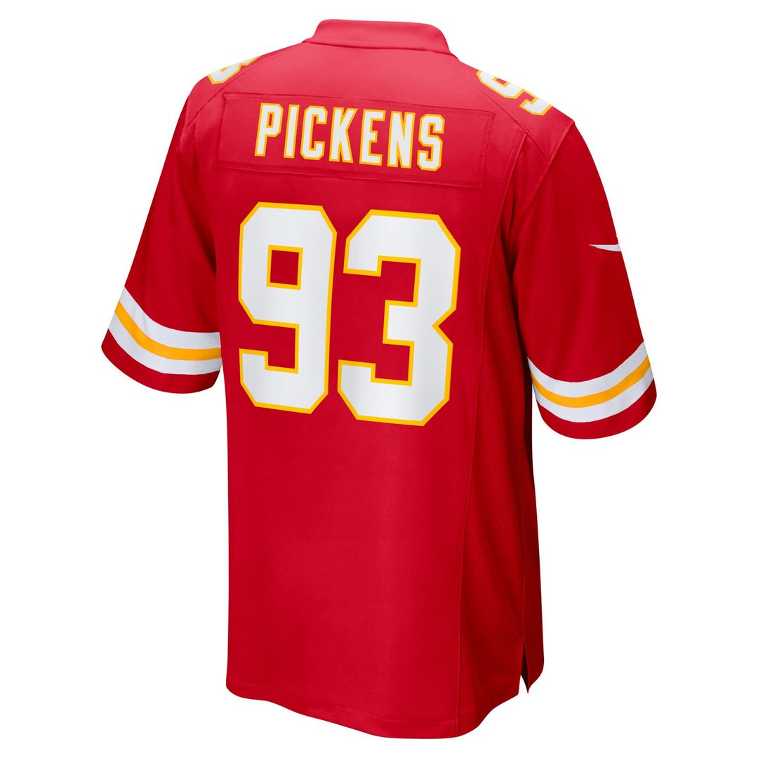 Zacch Pickens Kansas City Chiefs Nike Team Game Official Jersey -  Red