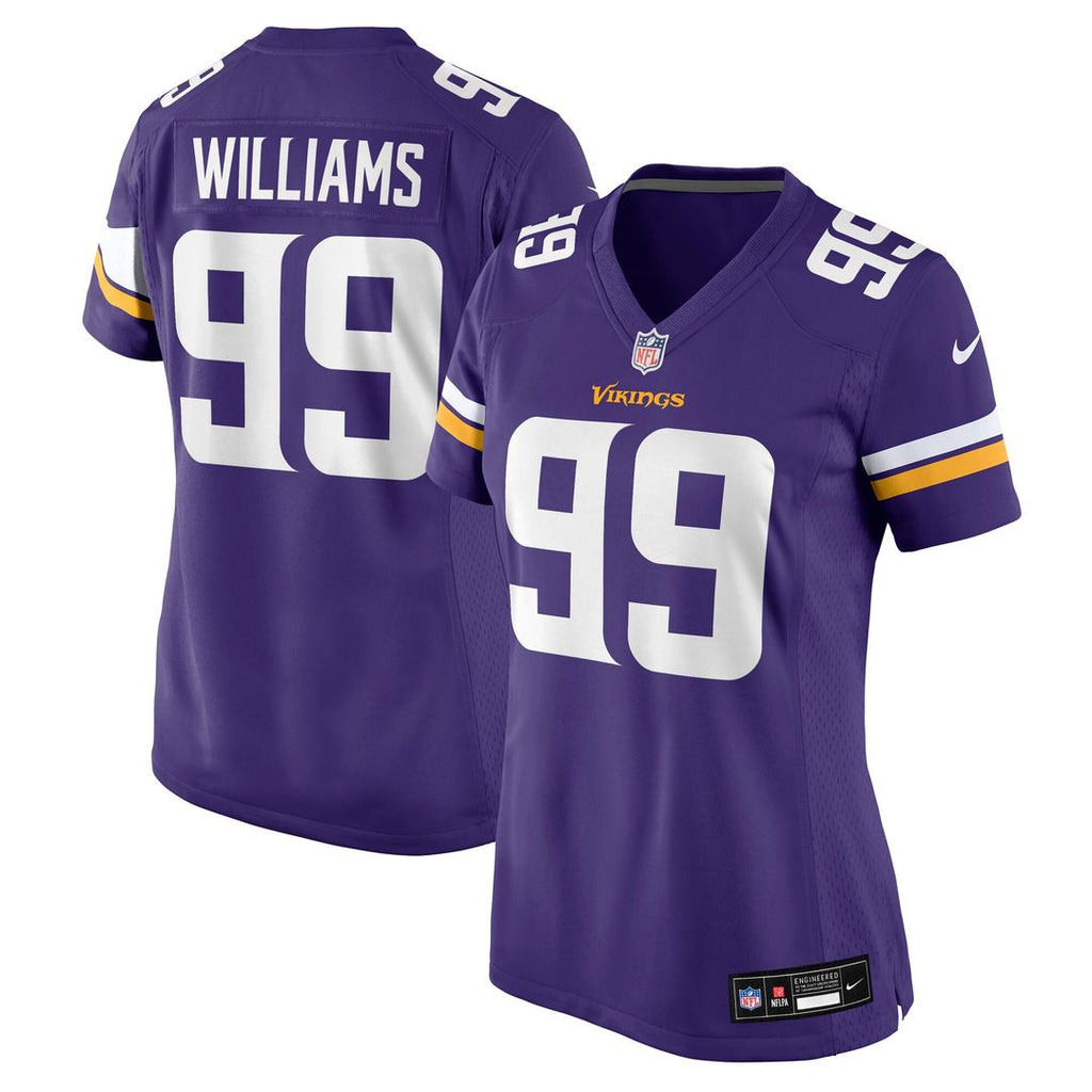 Elijah Williams Minnesota Vikings Nike Women's Team Game Jersey - Purple