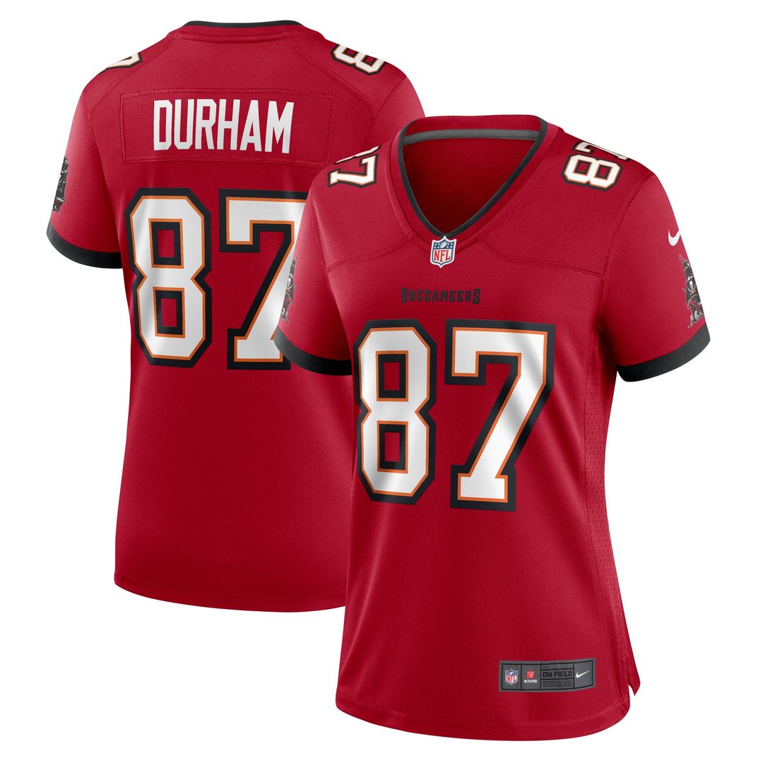 Payne Durham Tampa Bay Buccaneers Nike Women's  Game Official Jersey -  Red