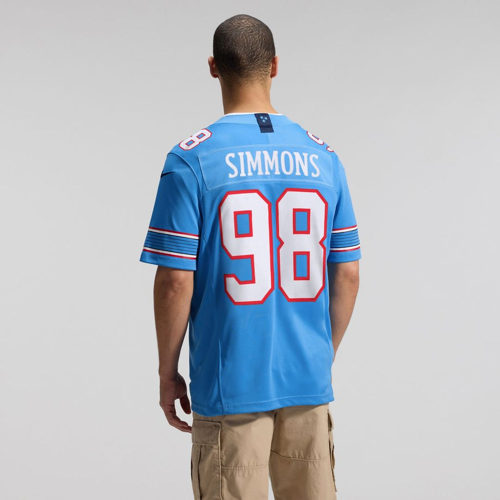 Jeffery Simmons Tennessee Titans Nike Vapor F.U.S.E. Stitched Limited Official Jersey - White