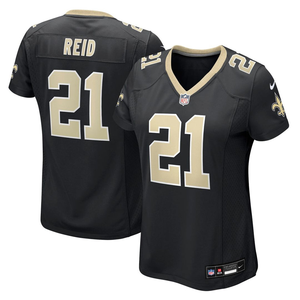 Justin Reid New Orleans Saints Nike Women's Team Game Jersey - Black