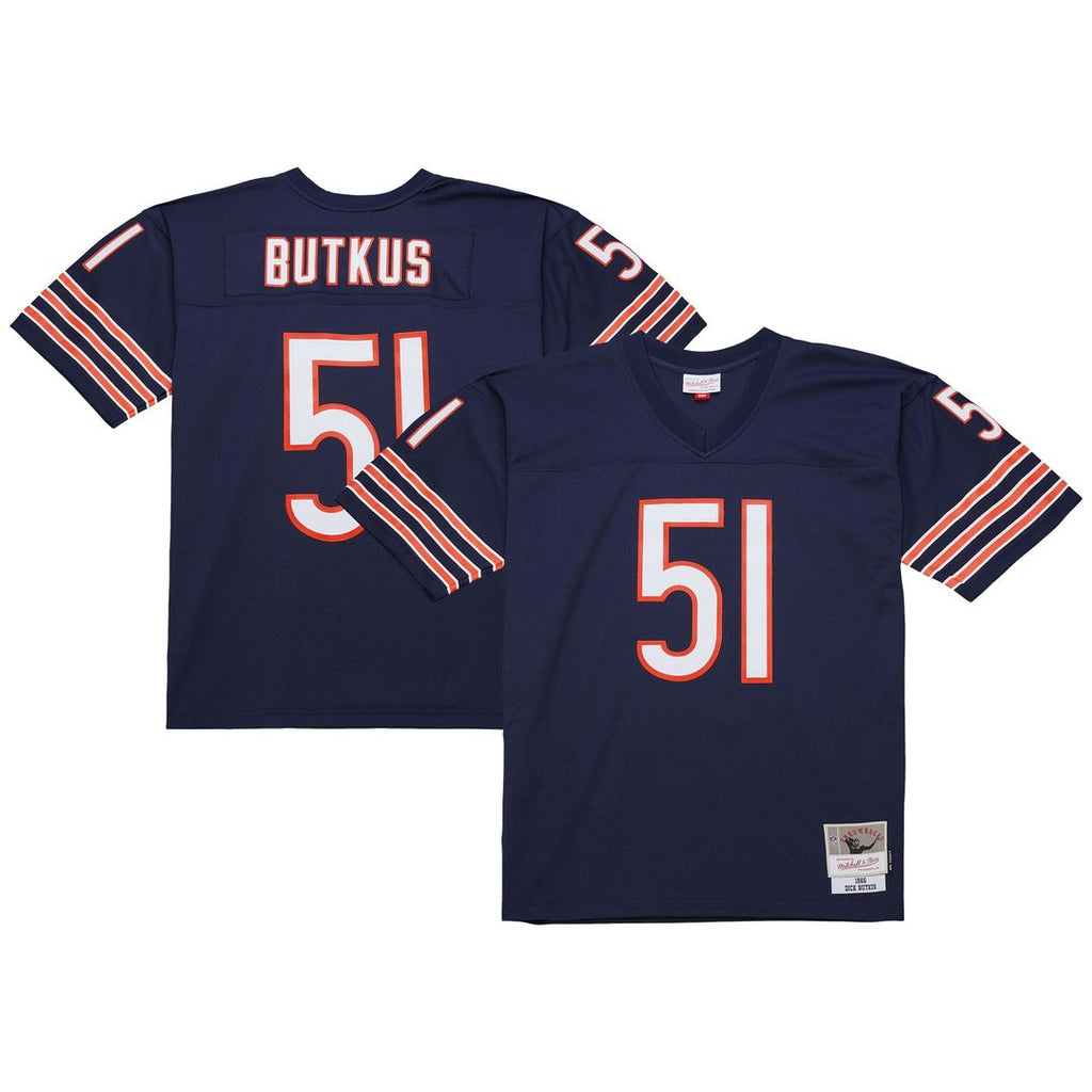 Dick Butkus Chicago Bears Mitchell & Ness Legacy Replica Official Jersey - Navy