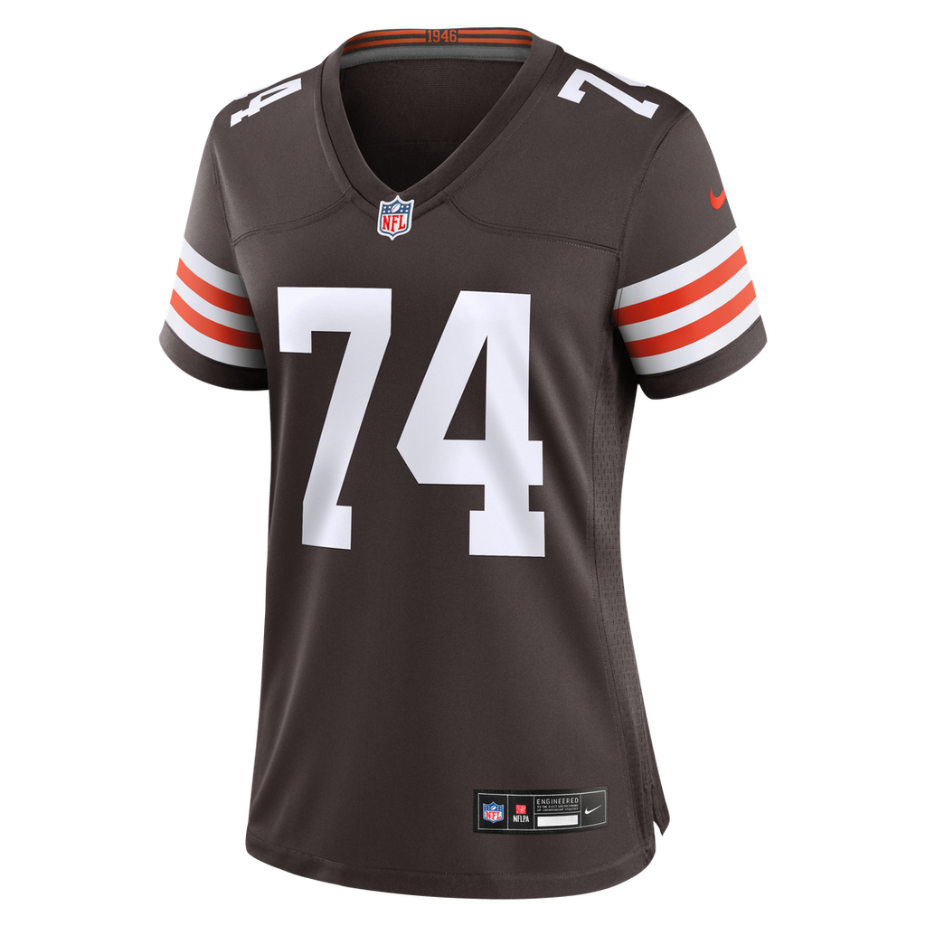 Elgton Jenkins Cleveland Browns Nike Women's Team Game Official Jersey -  Brown