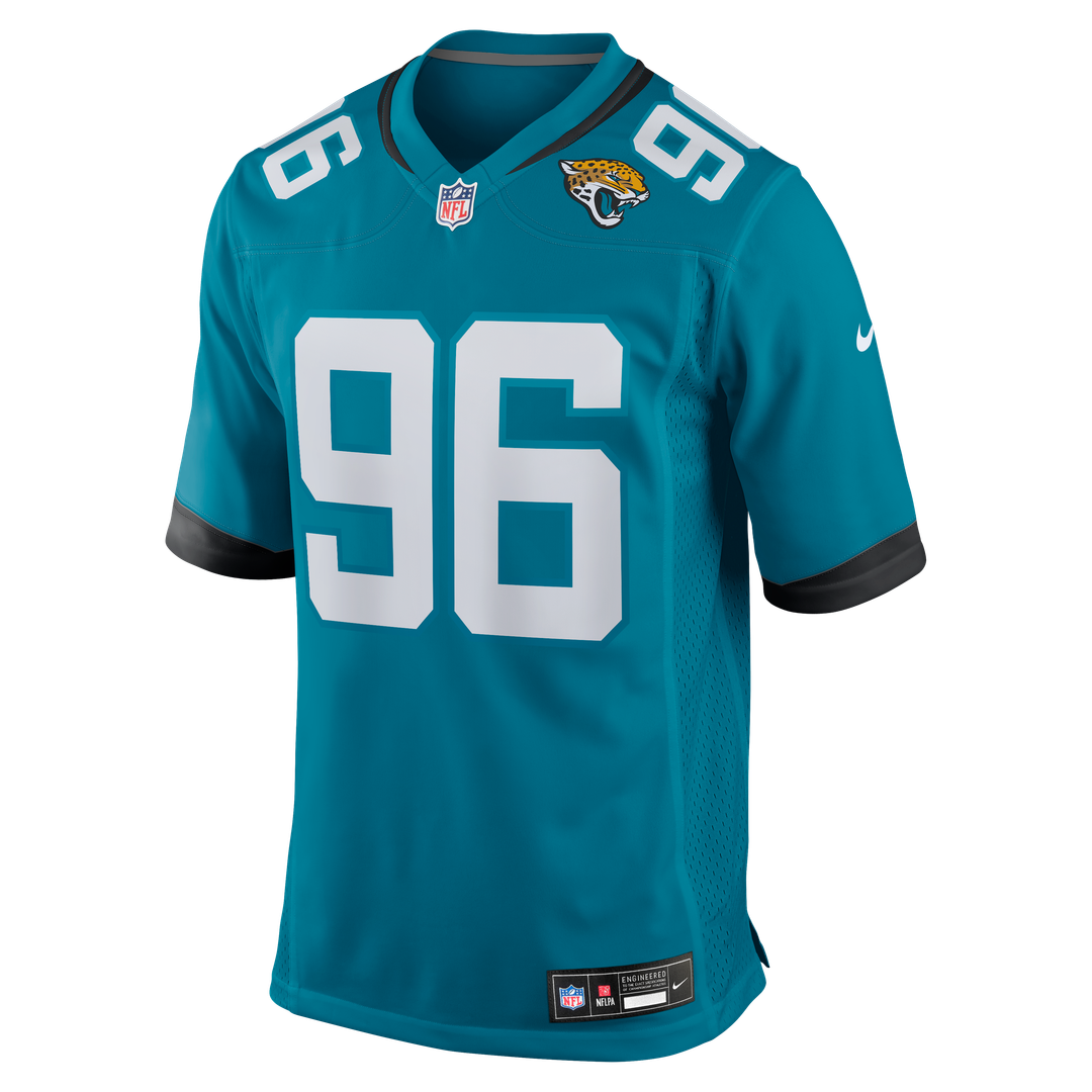 Adam Gotsis Jacksonville Jaguars Nike Game Official Jersey - Teal