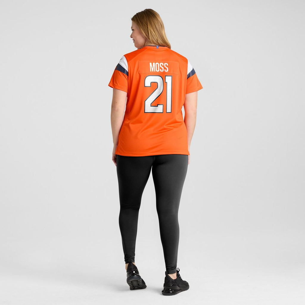 Riley Moss Denver Broncos Nike Women's Team Game Official Jersey -  Orange
