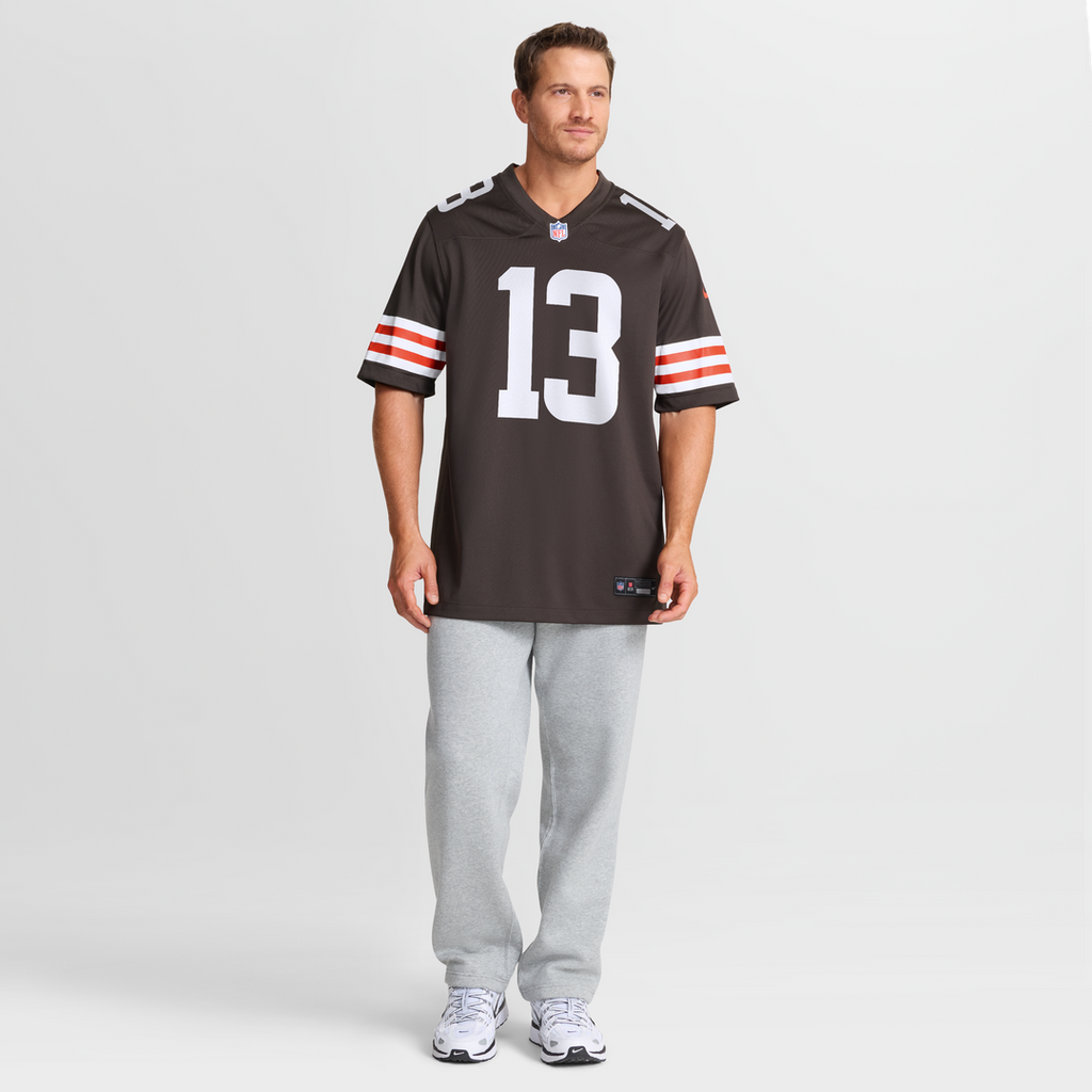 Corey Bojorquez Cleveland Browns Nike Game Official Jersey - Brown