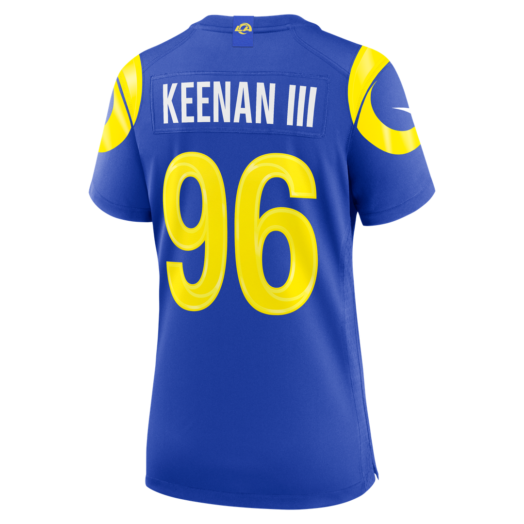 Tim Keenan III Los Angeles Rams Nike Women's Team Game Official Jersey - Royal
