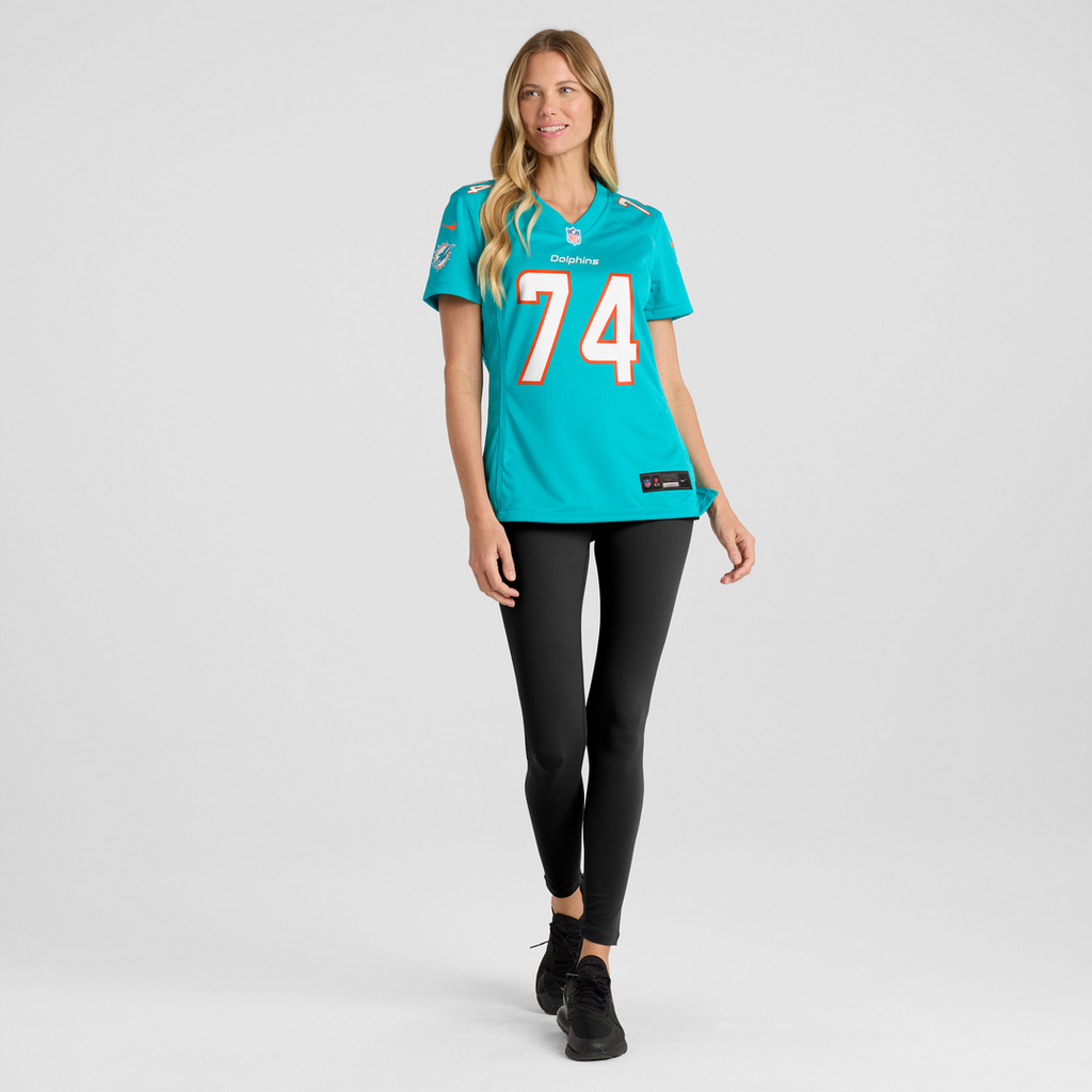 Kadyn Proctor Miami Dolphins Nike Women's Team Game Official Jersey - Aqua