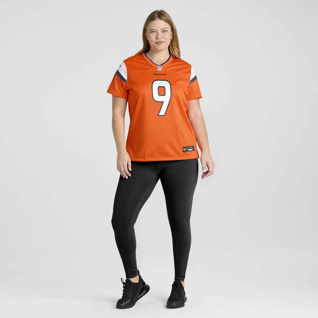 Talanoa Hufanga Denver Broncos Nike Women's Team Game Jersey - Orange