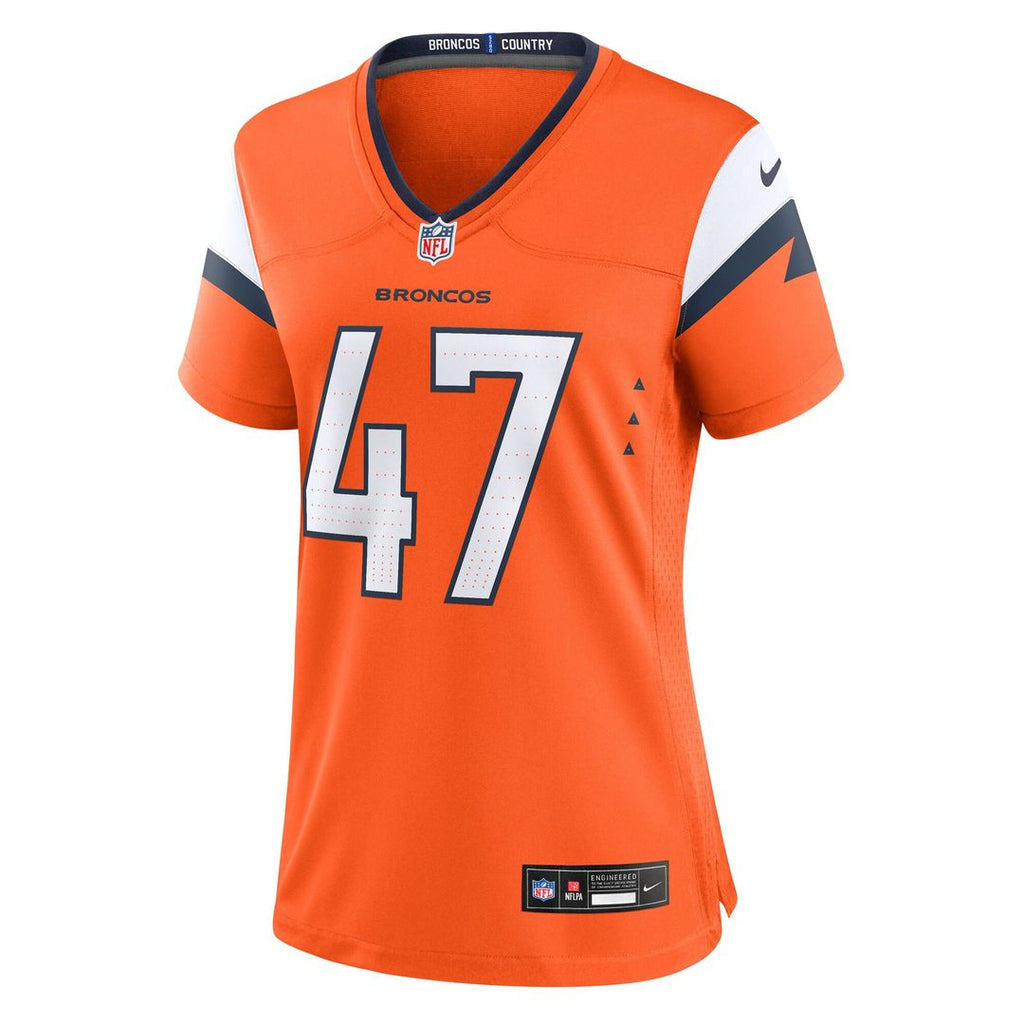 Karene Reid Denver Broncos Nike Women's Team Game Jersey - Orange