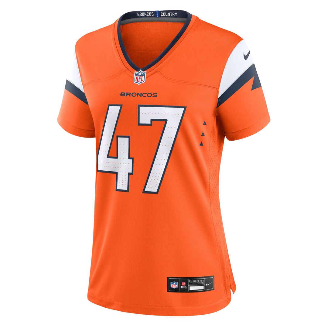 Karene Reid Denver Broncos Nike Women's Team Game Jersey - Orange