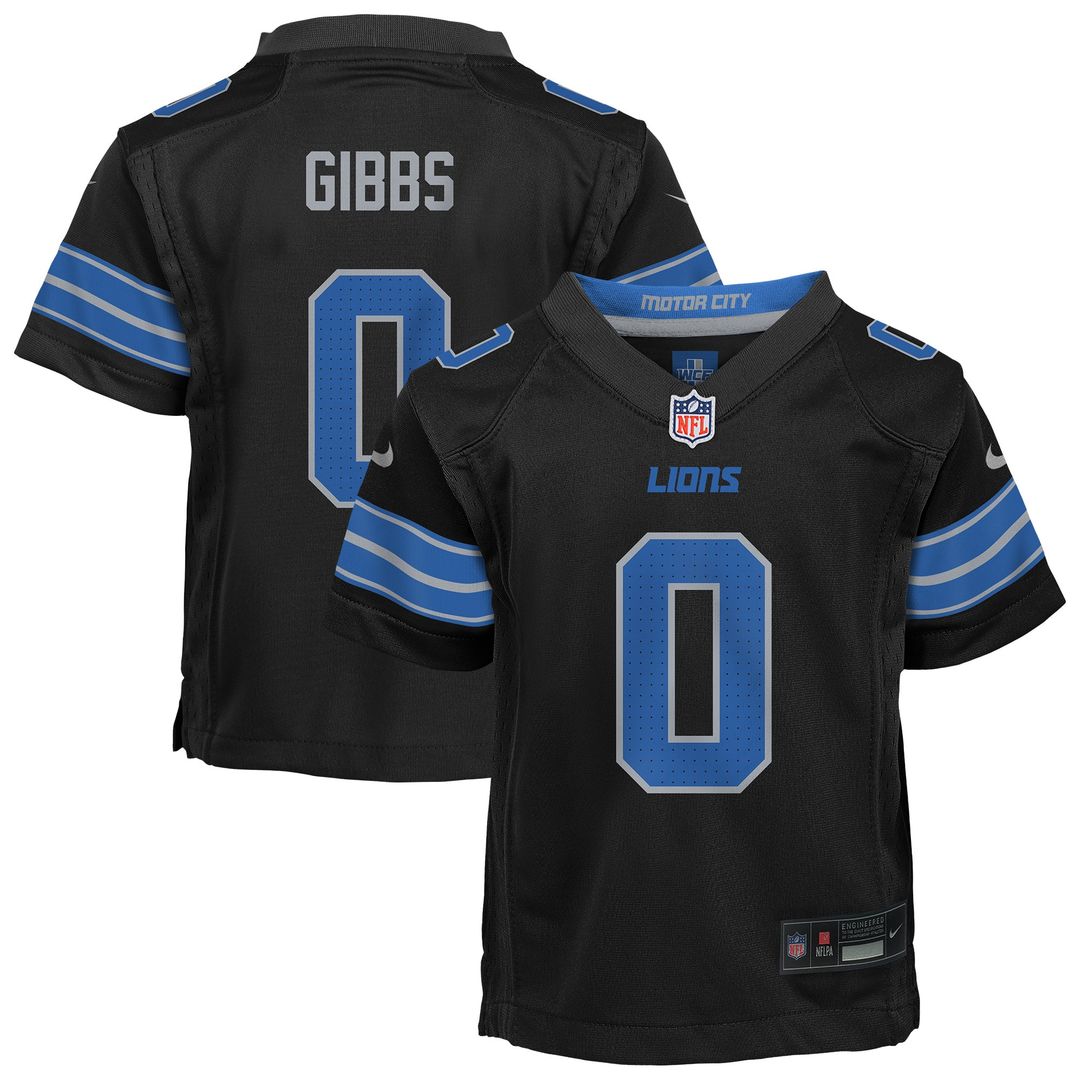 Jahmyr Gibbs Detroit Lions Nike Preschool Team Player Game Jersey - Blue