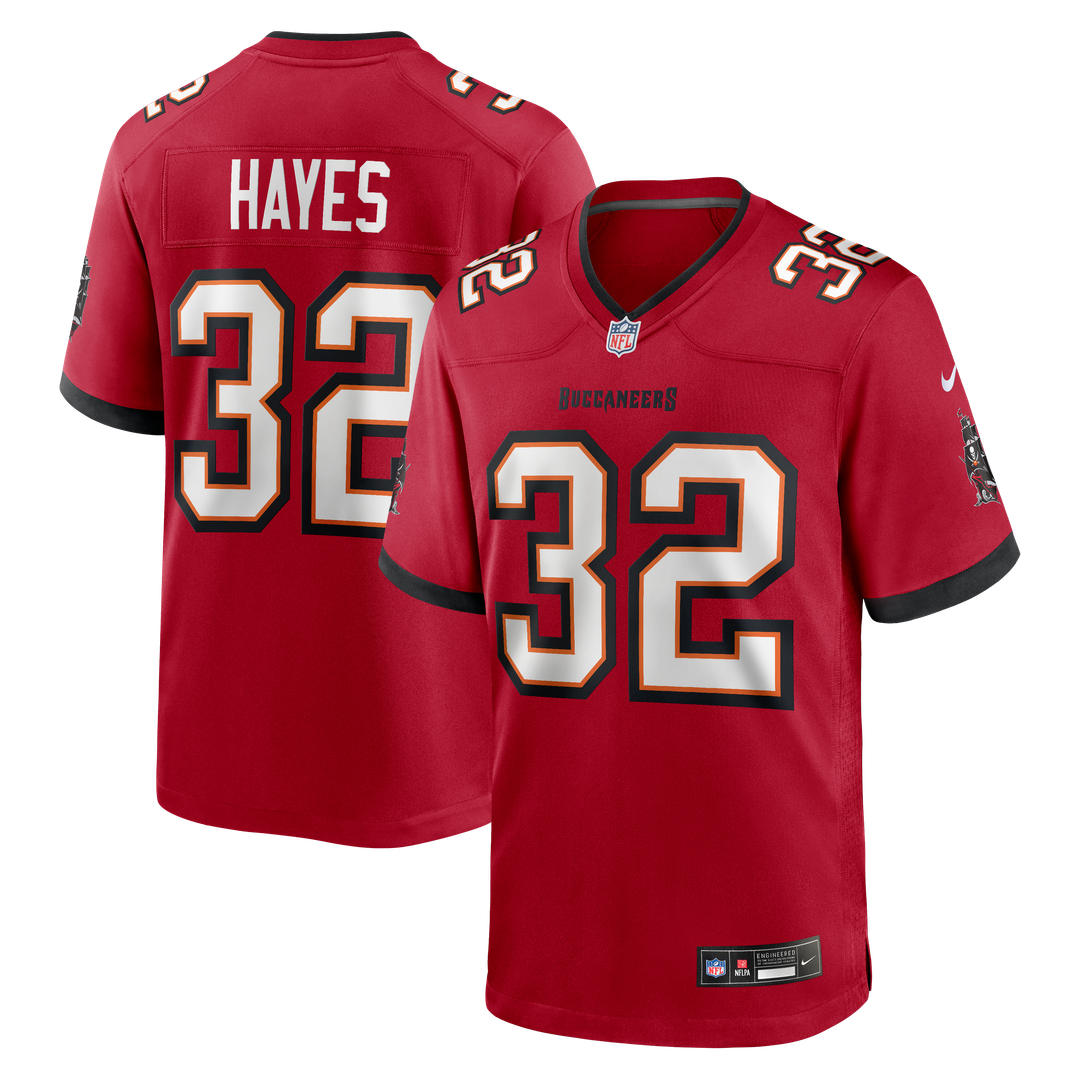 Josh Hayes Tampa Bay Buccaneers Nike  Game Official Jersey -  Red