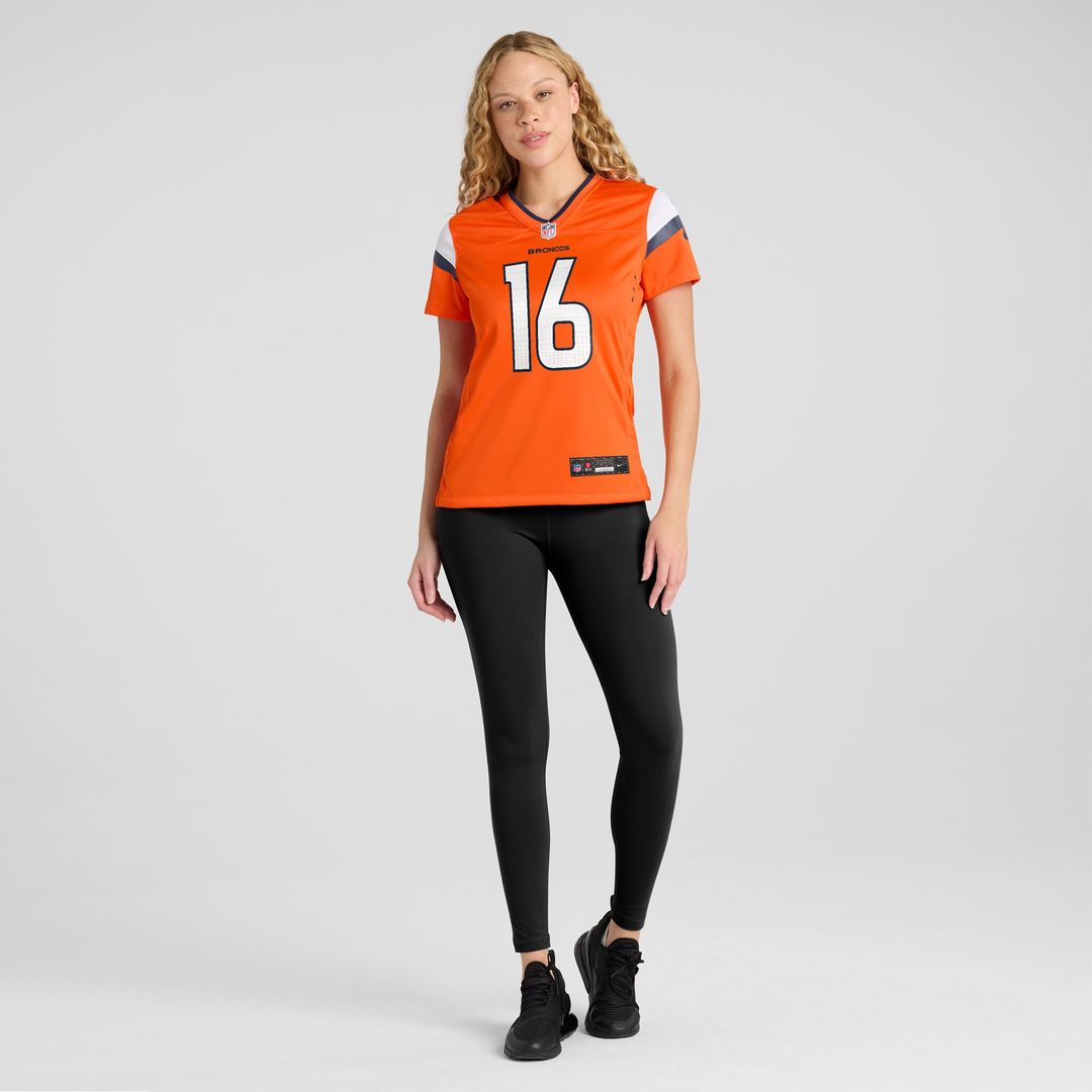 Jeremy Crawshaw Denver Broncos Nike Women's Team Game Jersey - Orange
