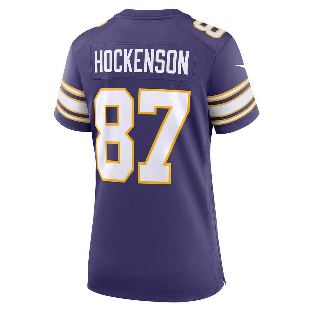 T.J. Hockenson Minnesota Vikings Nike Women's Player Official Jersey - Purple