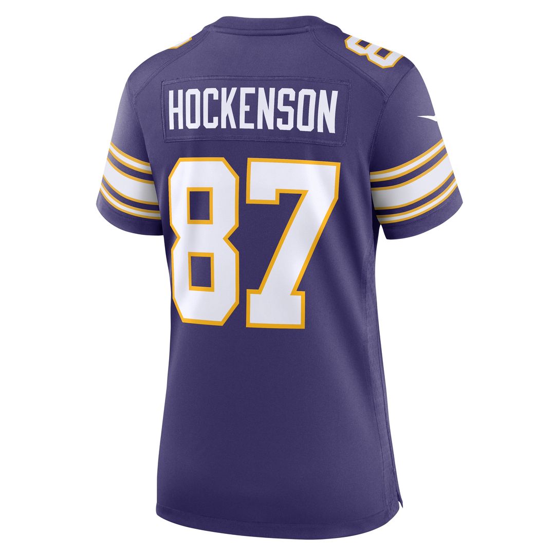 T.J. Hockenson Minnesota Vikings Nike Women's Player Official Jersey - Purple