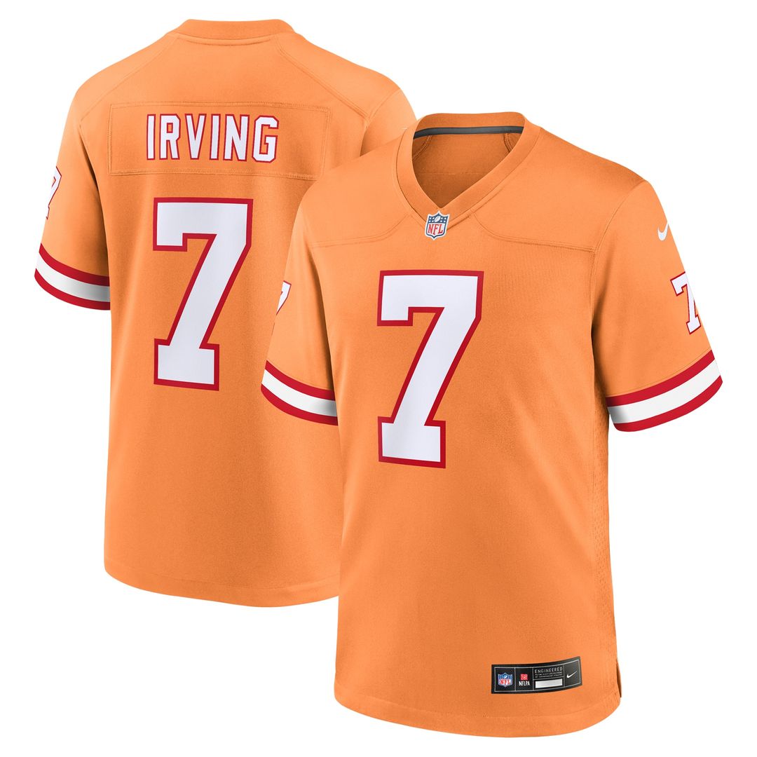 Bucky Irving Tampa Bay Buccaneers Nike Alternate Game Jersey - Orange