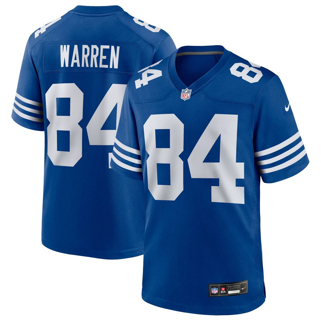 Tyler Warren Indianapolis Colts Nike Alternate Game Jersey - Royal