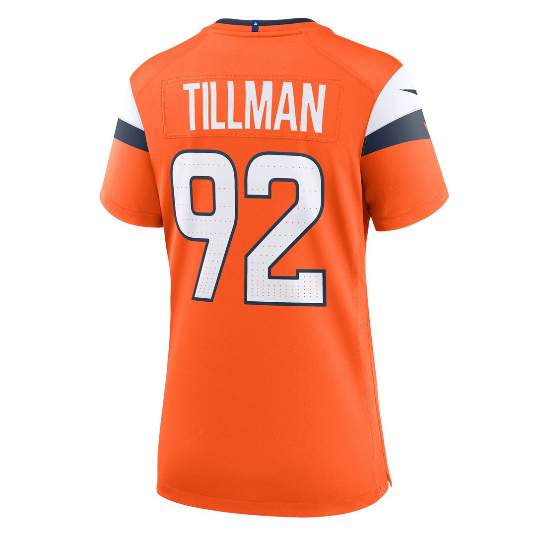 Dondrea Tillman Denver Broncos Nike Women's Team Game Official Jersey -  Orange