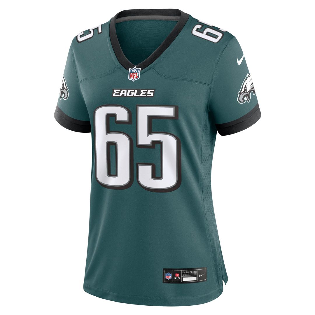 Lane Johnson Philadelphia Eagles Nike Women's Team Game Jersey - Midnight Green
