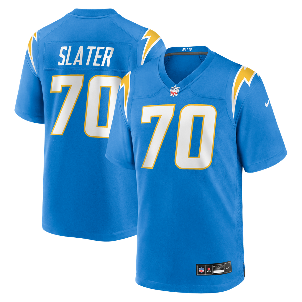 Rashawn Slater Los Angeles Chargers Nike Game Official Jersey - Powder Blue