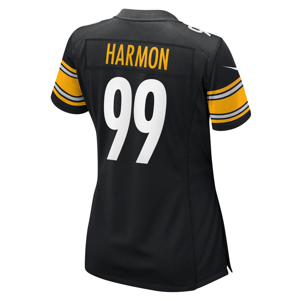 Derrick Harmon Pittsburgh Steelers Nike Women's Team Game Official Jersey -  Black