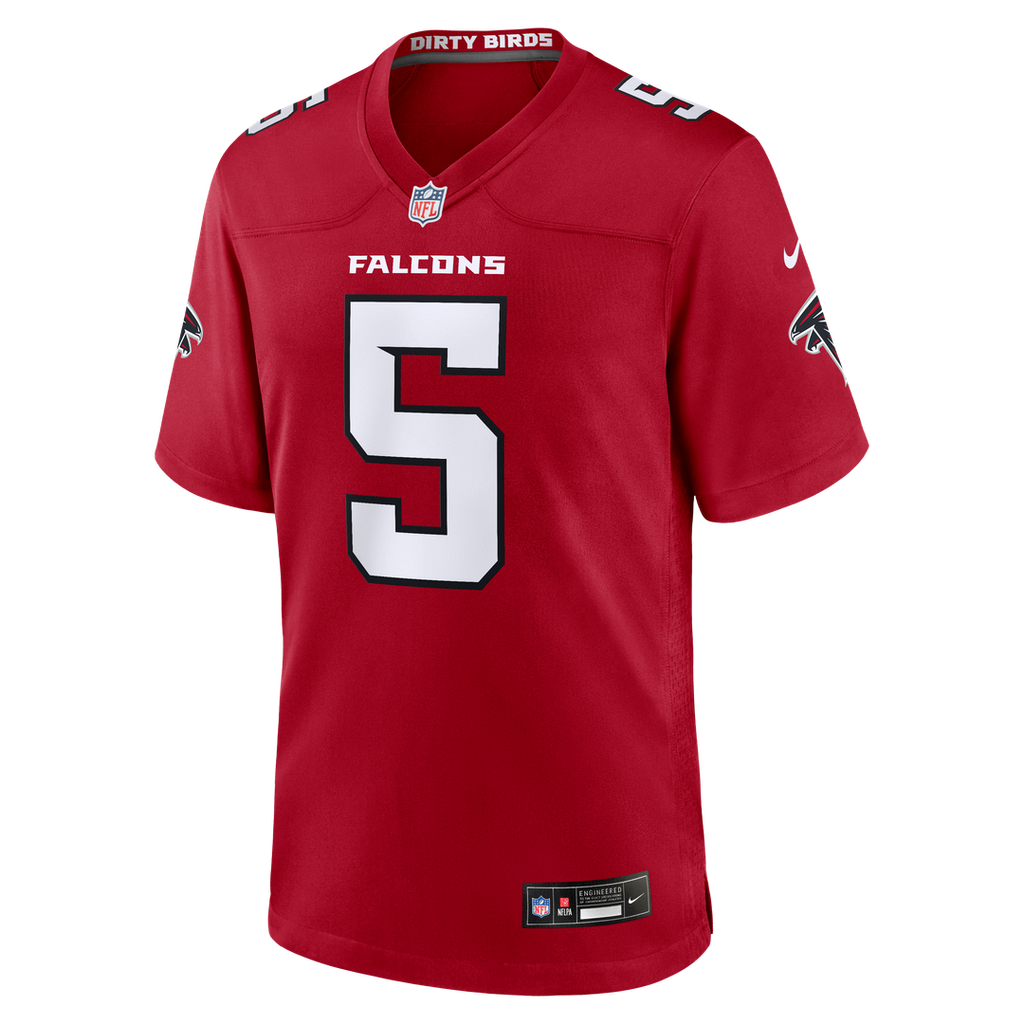 Drake London Atlanta Falcons Nike Game Official Jersey - Red
