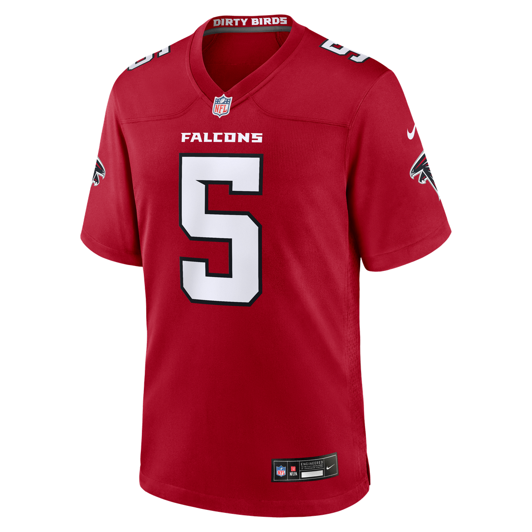 Drake London Atlanta Falcons Nike Game Official Jersey - Red