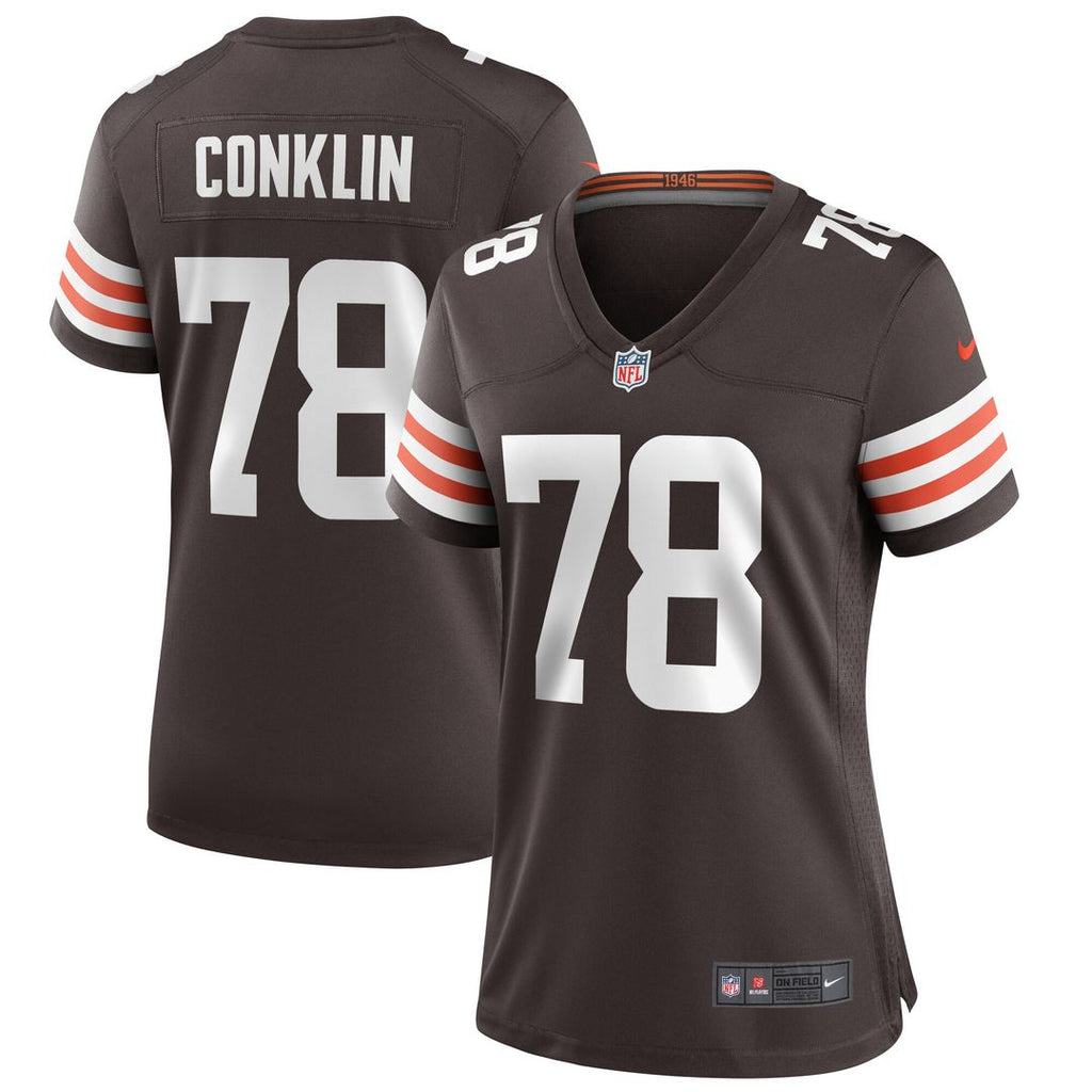 Jack Conklin Cleveland Browns Nike Women's Player Game Official Jersey - Brown
