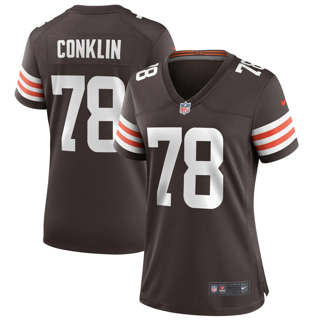 Jack Conklin Cleveland Browns Nike Women's Player Game Official Jersey - Brown