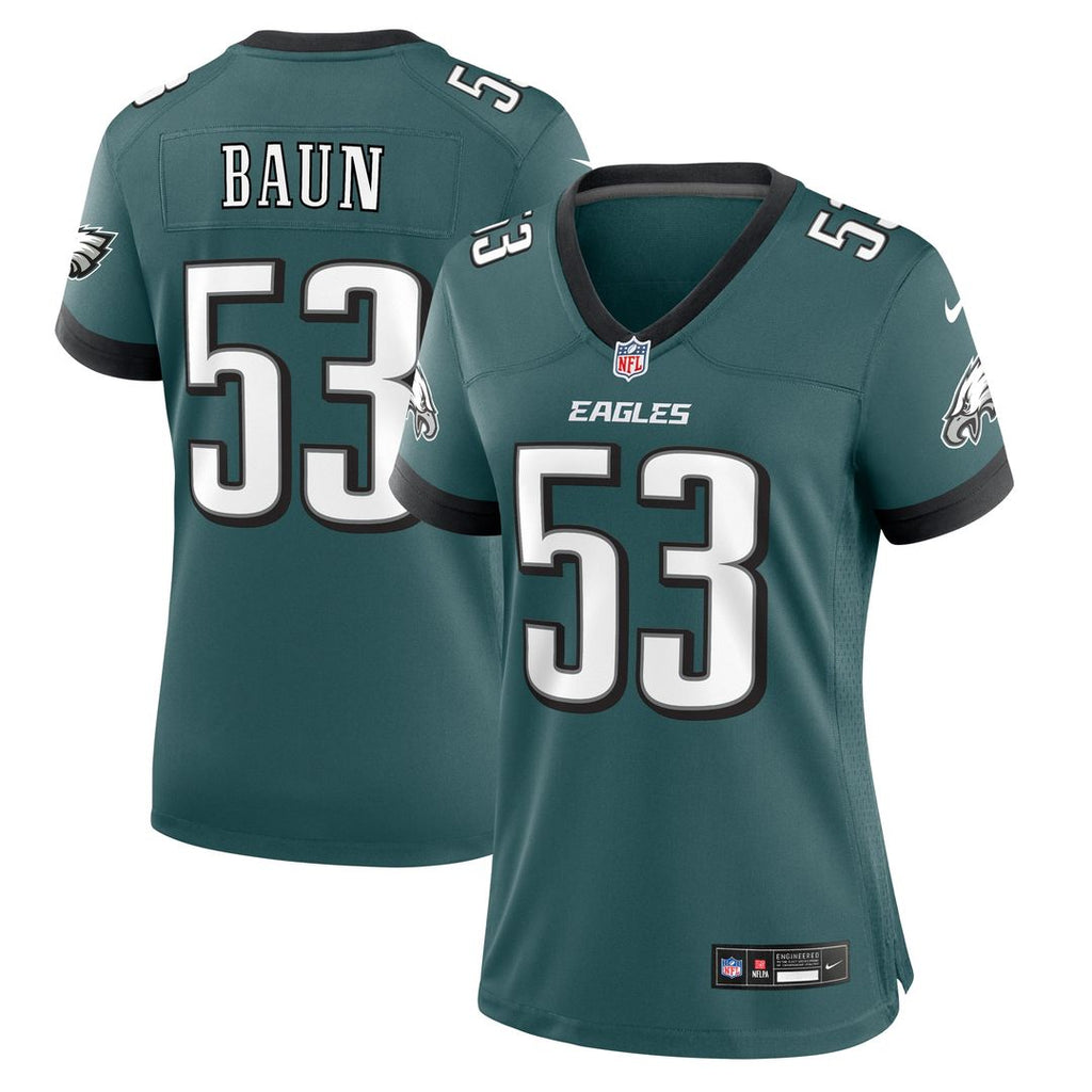 Zack Baun Philadelphia Eagles Nike Women's Game Jersey - Midnight Green