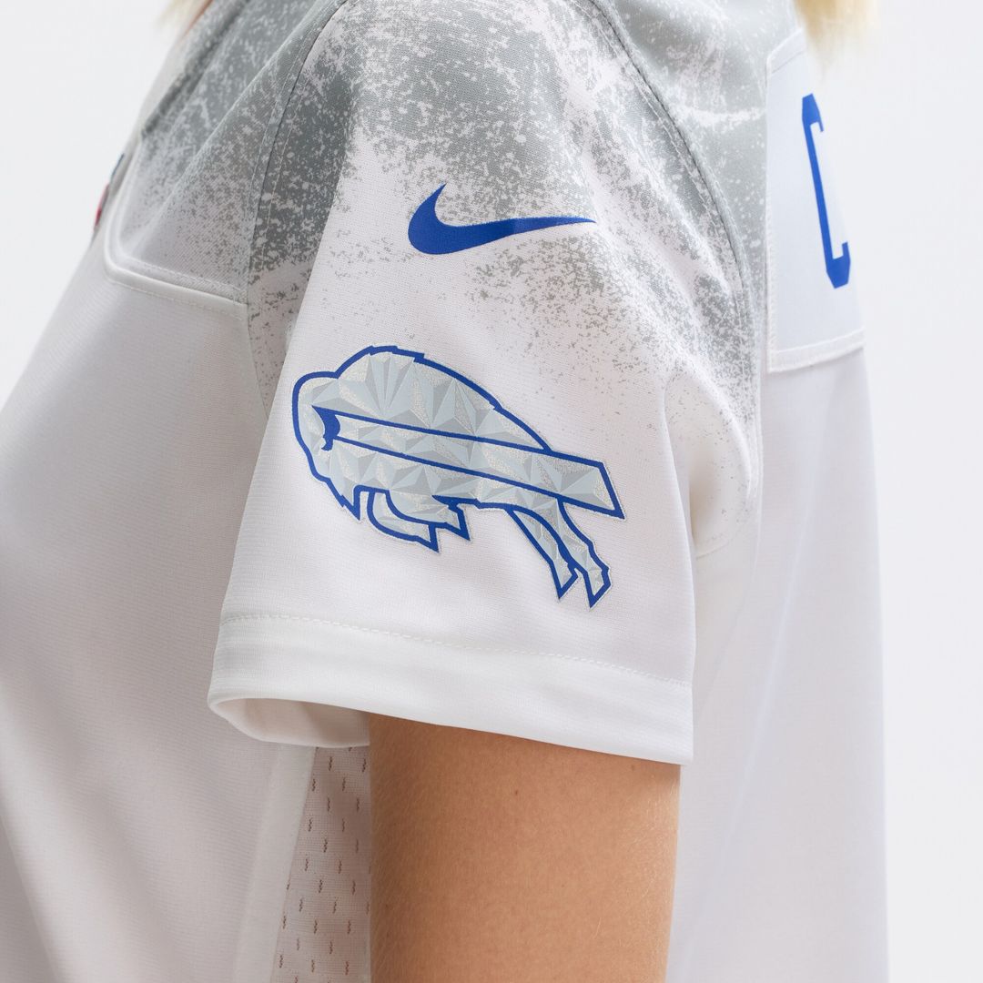 Keon Coleman Buffalo Bills Nike Women's 2025 Rivalries Collection Game Official Jersey - White