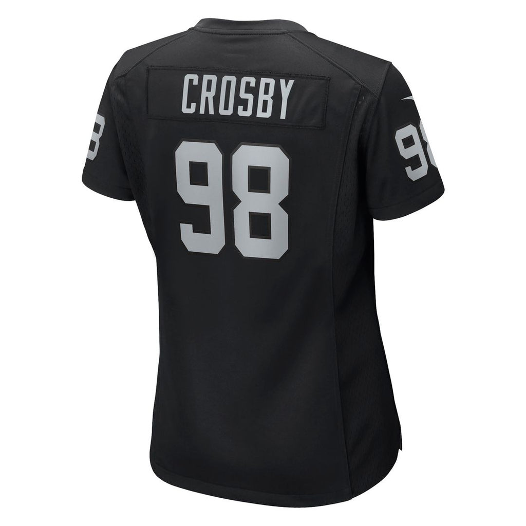 Maxx Crosby Las Vegas Raiders Nike Women's Official Jersey - Black