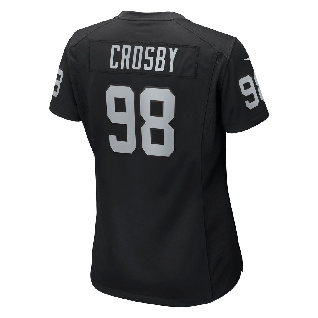 Maxx Crosby Las Vegas Raiders Nike Women's Official Jersey - Black