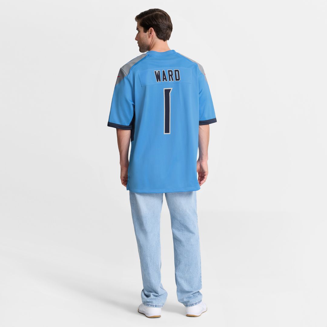 Cameron Ward Tennessee Titans Nike Team Game Official Jersey - Light Blue