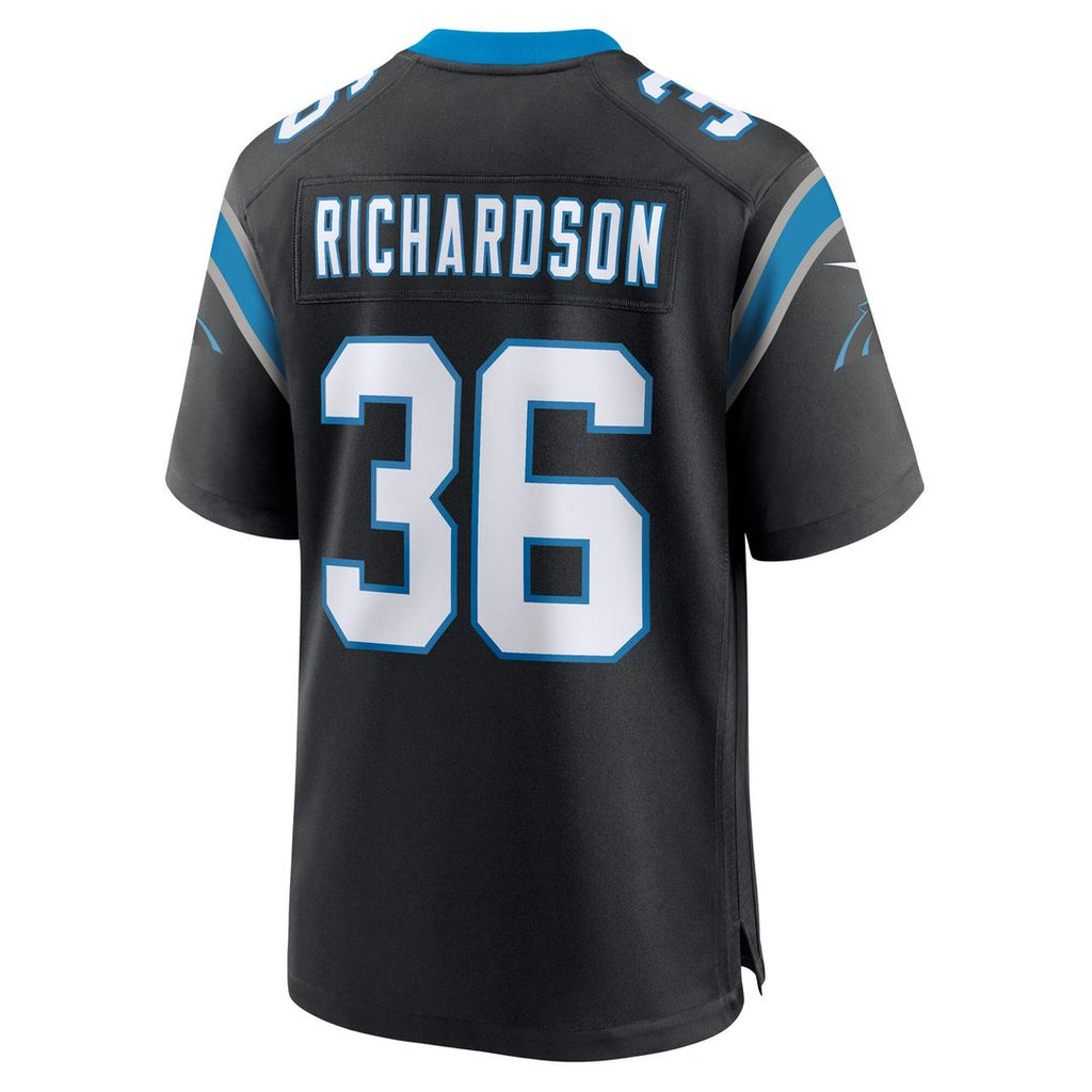 Demani Richardson Carolina Panthers Nike Team Game Jersey - Black