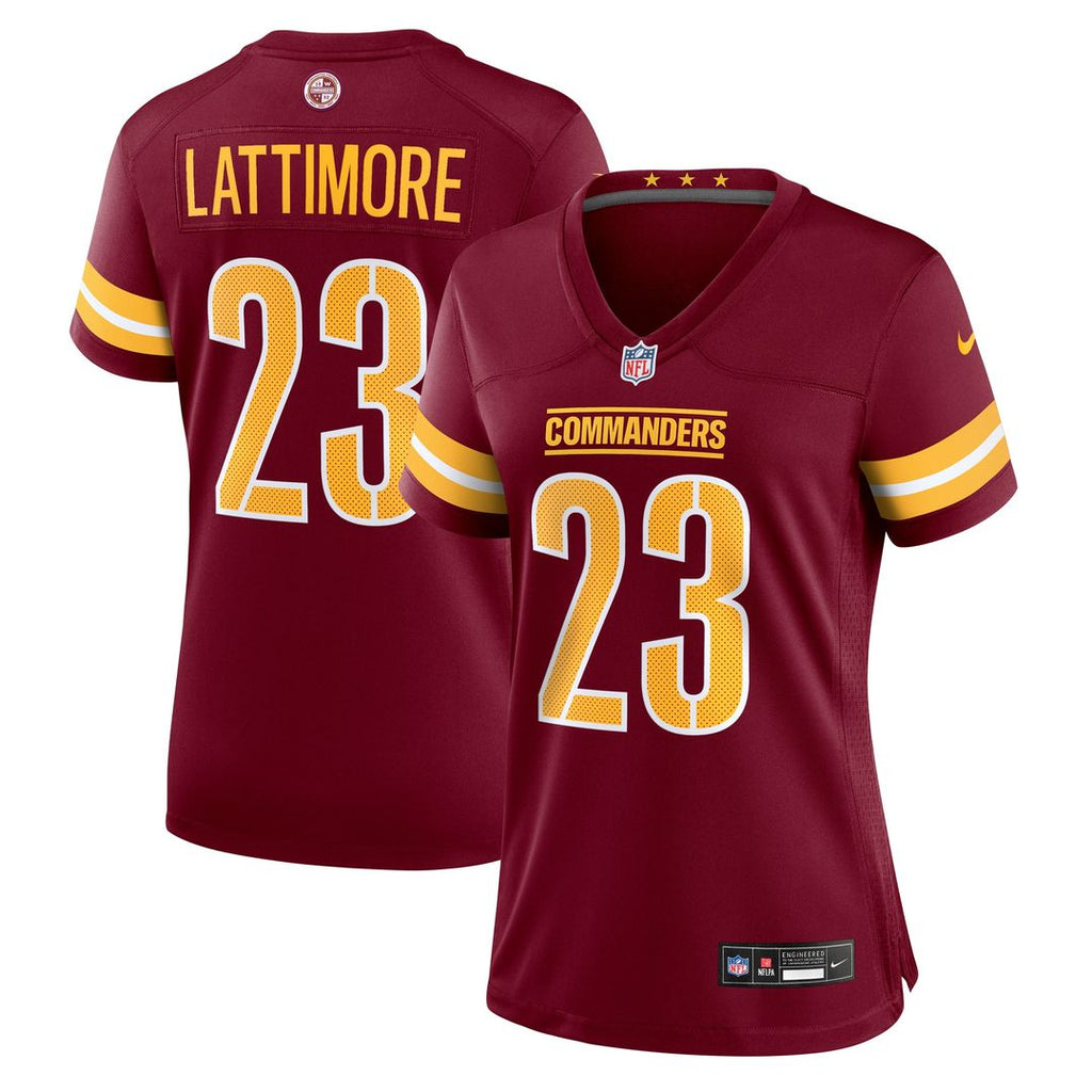 Marshon Lattimore Washington Commanders Nike Women's Team Game Jersey - Burgundy