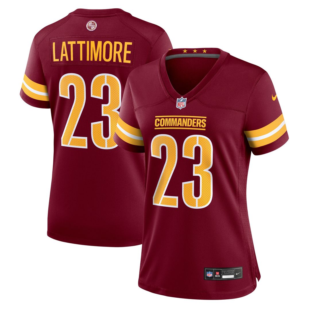 Marshon Lattimore Washington Commanders Nike Women's Team Game Jersey - Burgundy