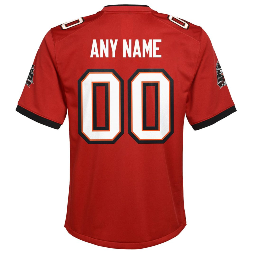 Nike Tampa Bay Buccaneers Youth Custom Game Official Jersey - Red