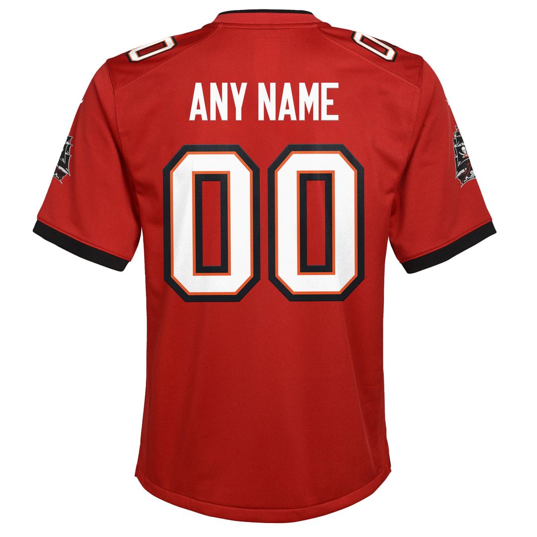 Nike Tampa Bay Buccaneers Youth Custom Game Official Jersey - Red