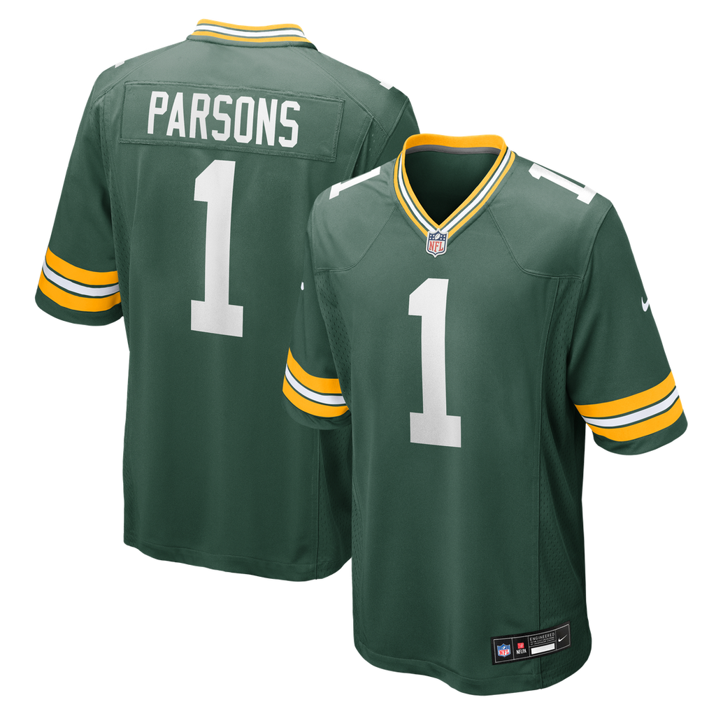 Micah Parsons Green Bay Packers Nike Game Player Official Jersey - Green