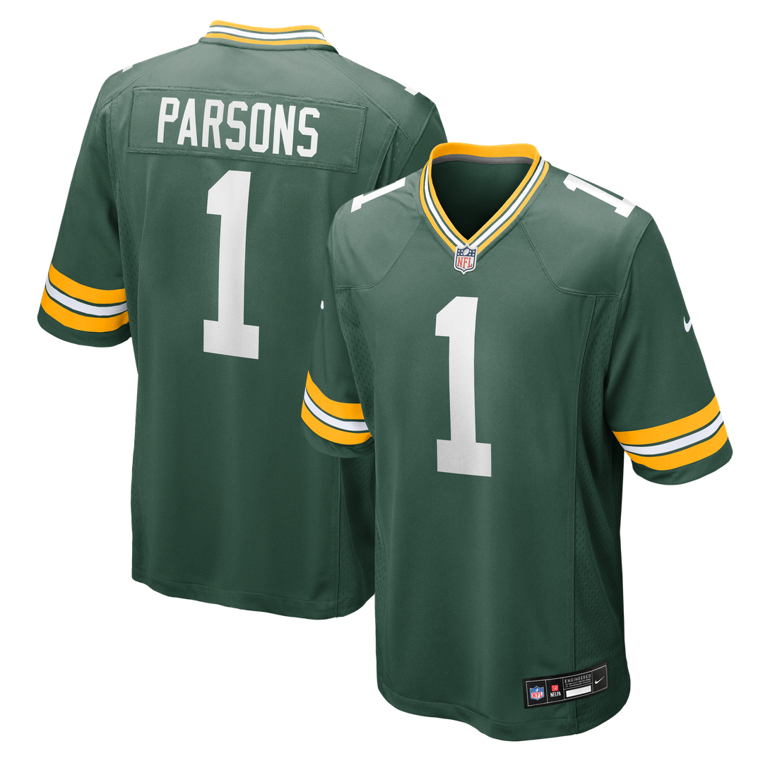Micah Parsons Green Bay Packers Nike Game Player Official Jersey - Green