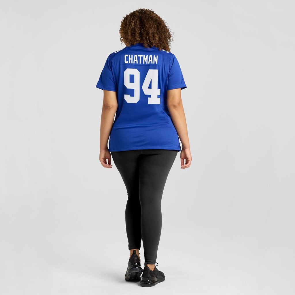 Elijah Chatman New York Giants Nike Women's Game Jersey - Royal