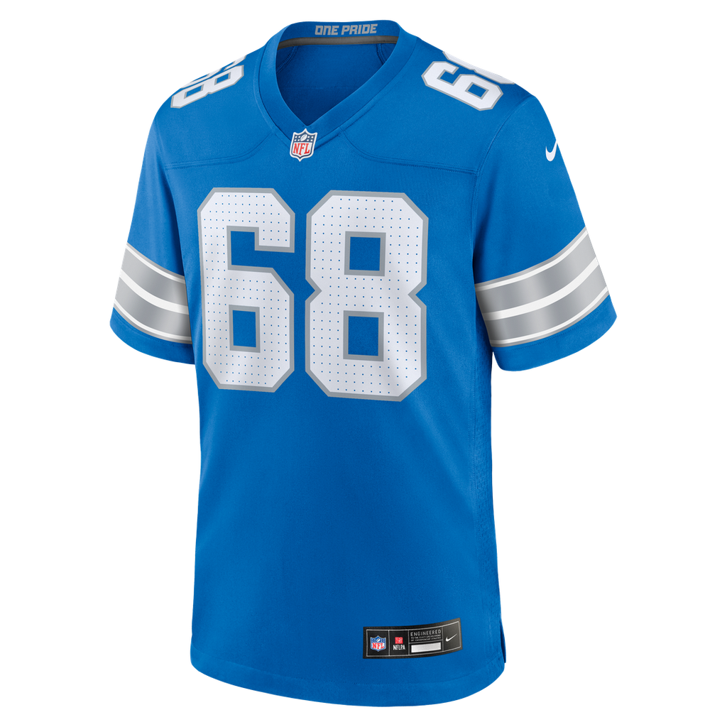 Taylor Decker Detroit Lions Nike Team Game Jersey - Blue
