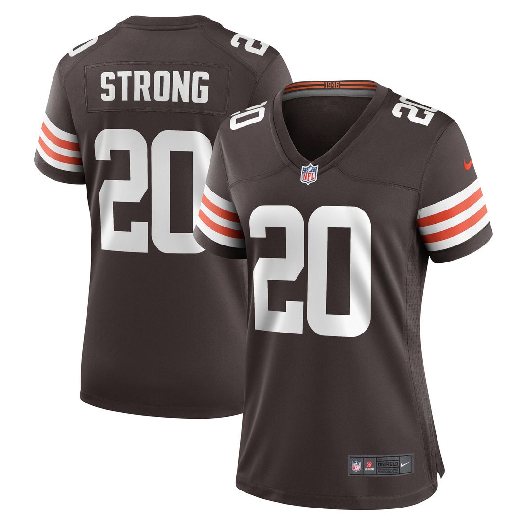 Pierre Strong Jr. Cleveland Browns Nike Women's Team Game Official Jersey -  Brown
