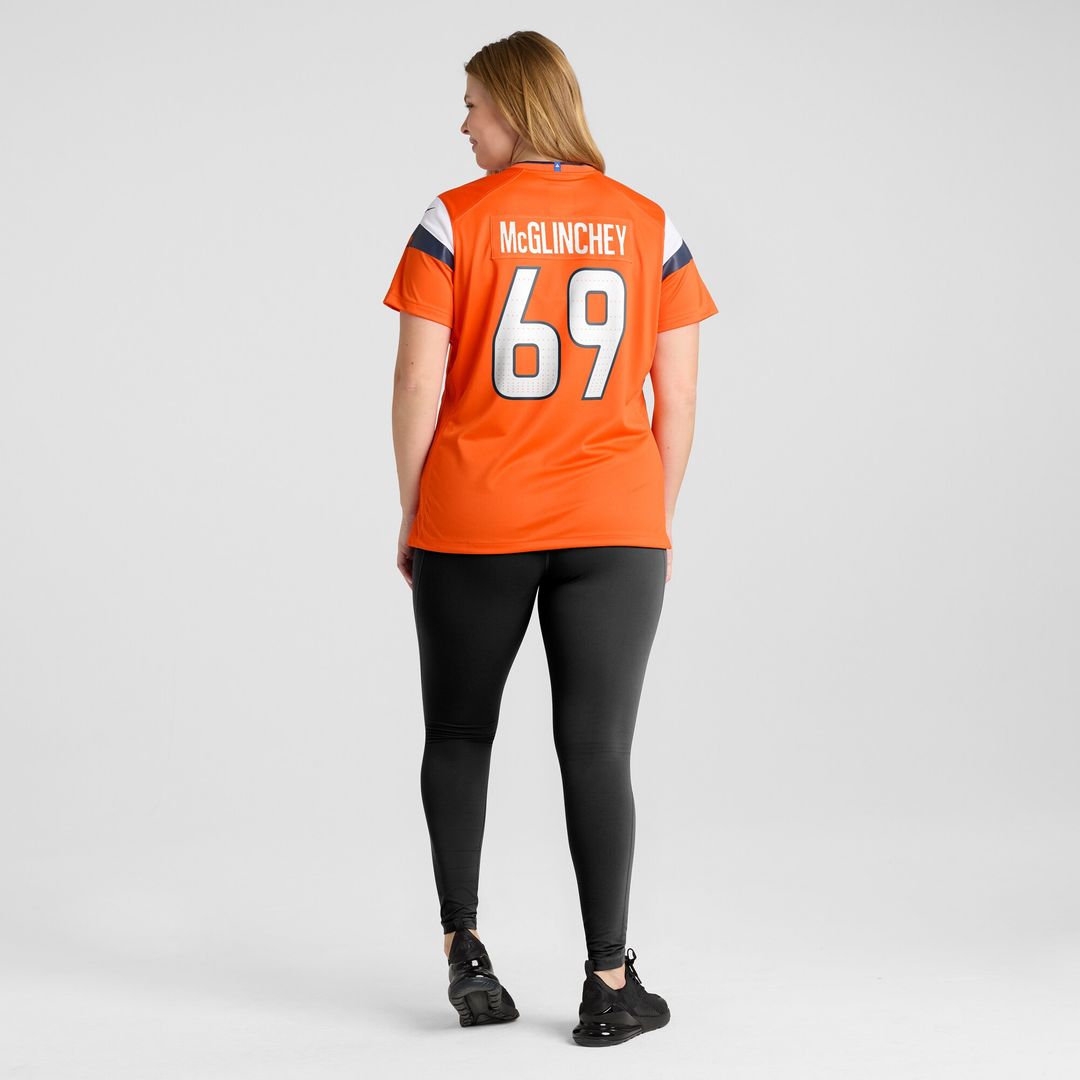 Mike McGlinchey Denver Broncos Nike Women's Team Game Official Jersey -  Orange