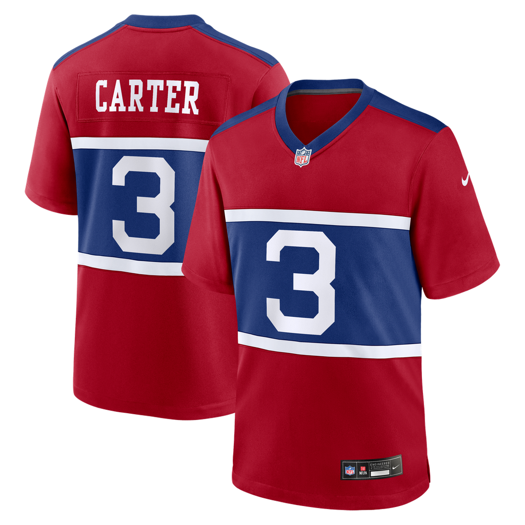 New York Giants Nike Alternate Game Official Jersey -  Red