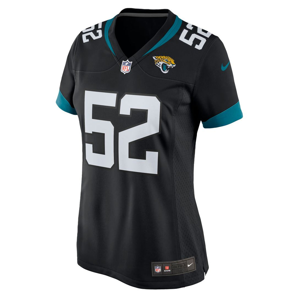 DaVon Hamilton Jacksonville Jaguars Nike Women's Game Official Jersey - Teal