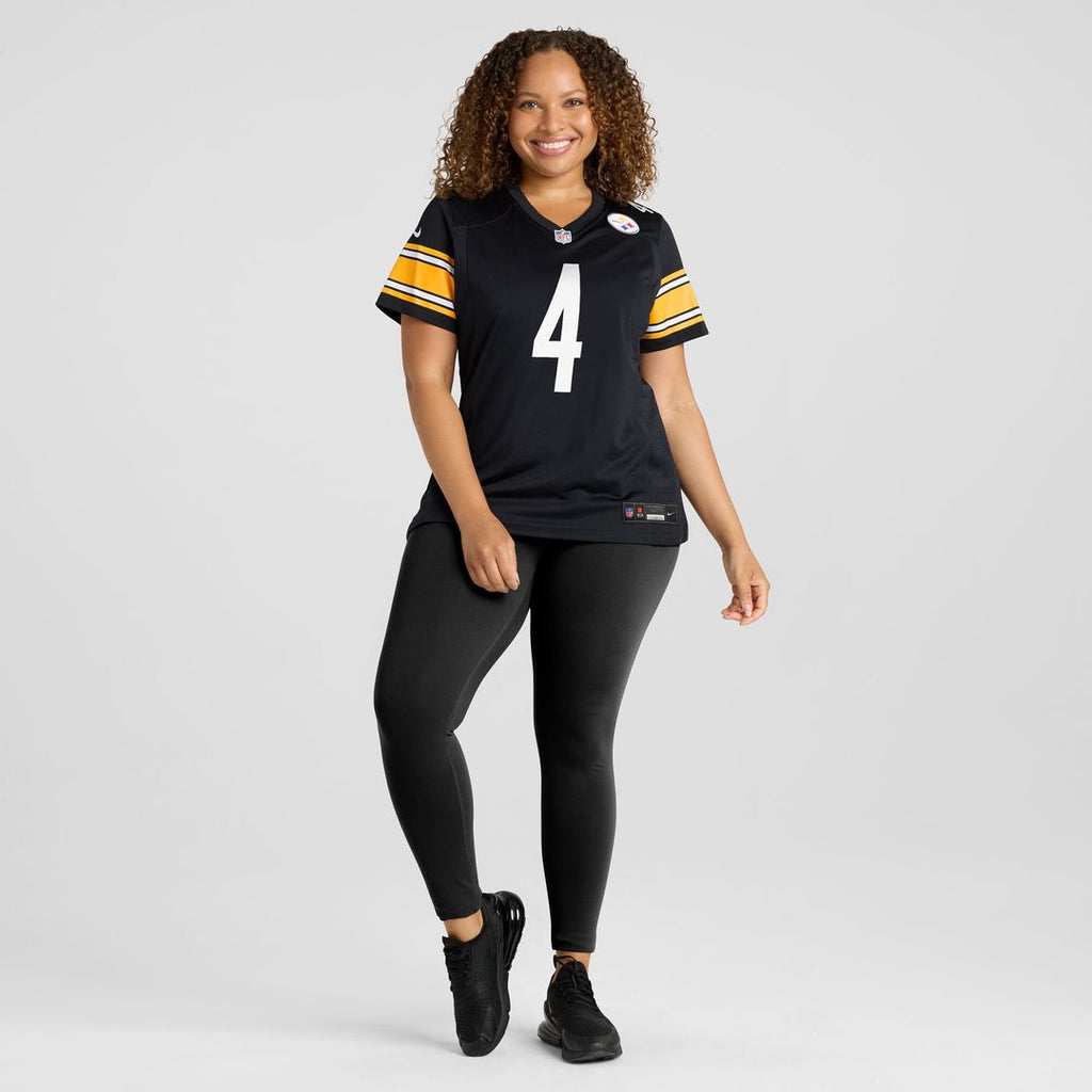 DK Metcalf Pittsburgh Steelers Nike Women's Team Game Official Jersey -  Black