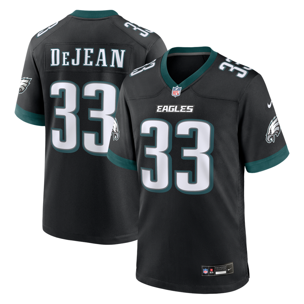 Cooper DeJean Philadelphia Eagles Nike Alternate Game Jersey - Black